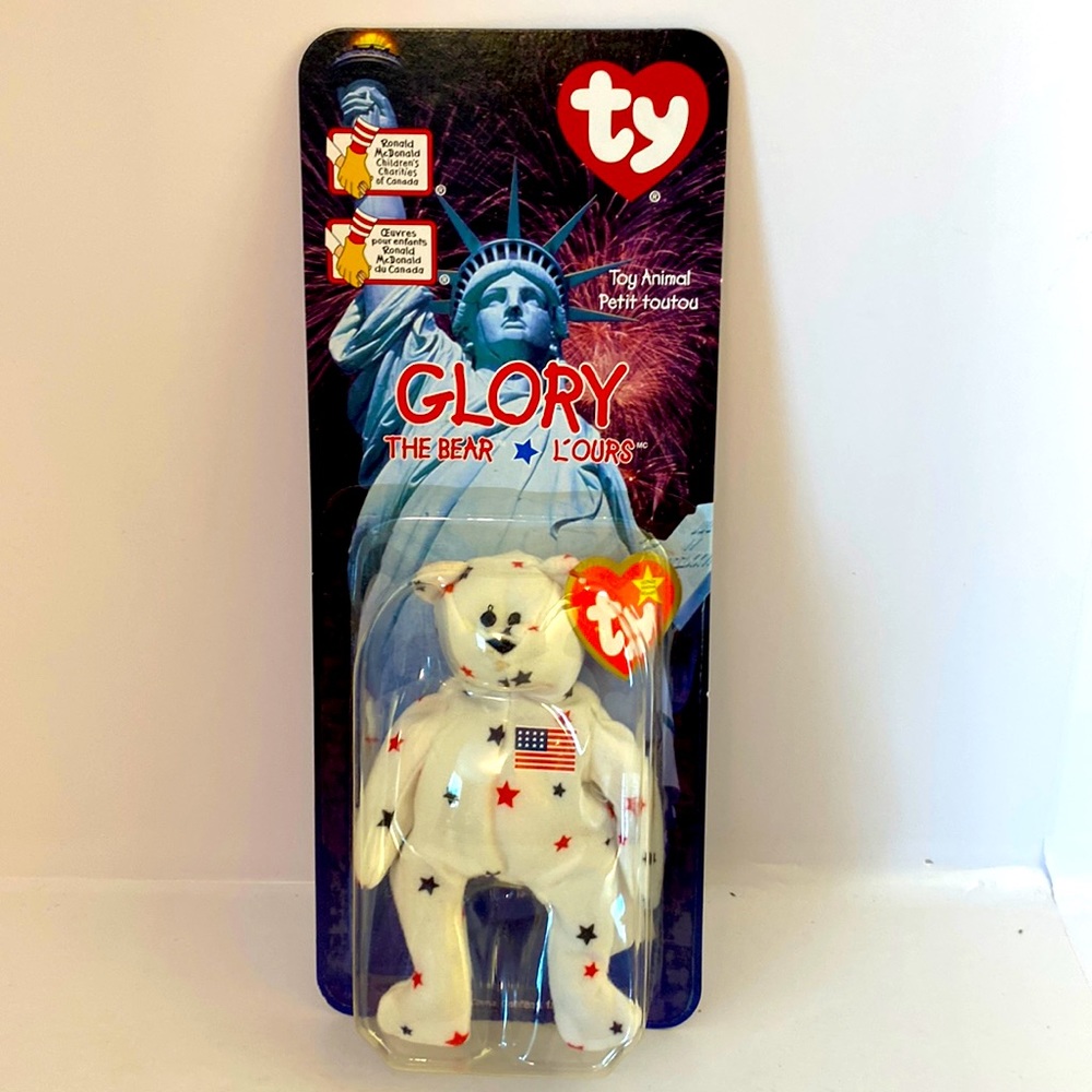 Ty Teenie Beanie Babies McDonalds International Bears 1999 GLORY